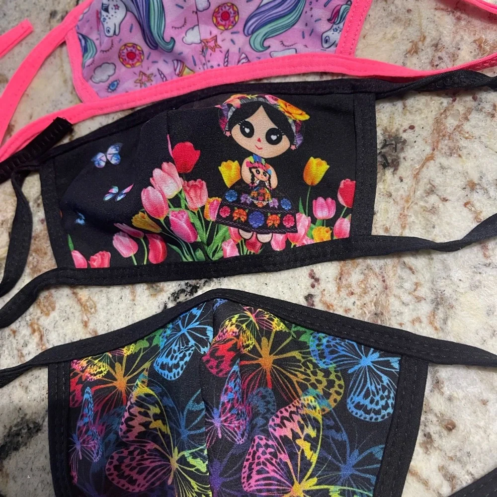 🦋 3 Kids Mask new no tags 😷